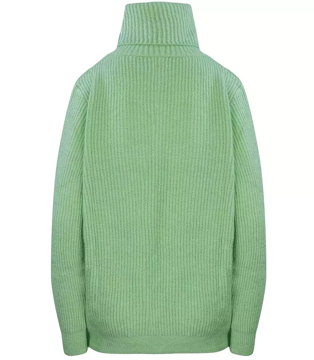 Classic ribbed turtleneck sweater