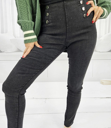 Damskie spodnie jegginsy tregginsy skinny Eleganckie