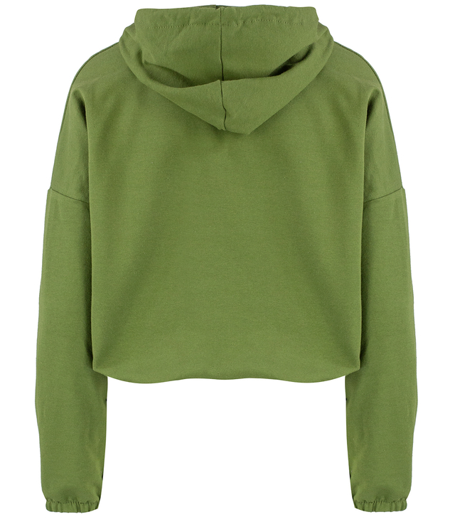 Women's thin, one-color basic sweatshirt with hood JULIA