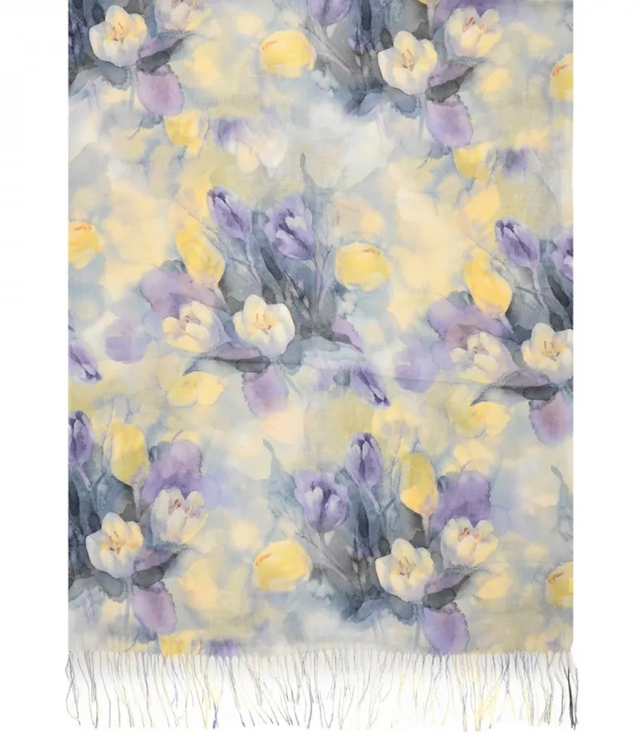 Stylish shawl scarf floral pattern Elegant 180x70 cm