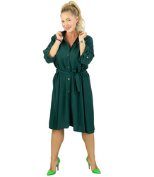 Tie waist midi schmisserie dress OLIVIA