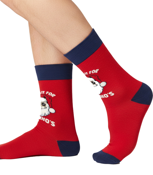 Men's Christmas socks - winter, warm, Christmas patterns