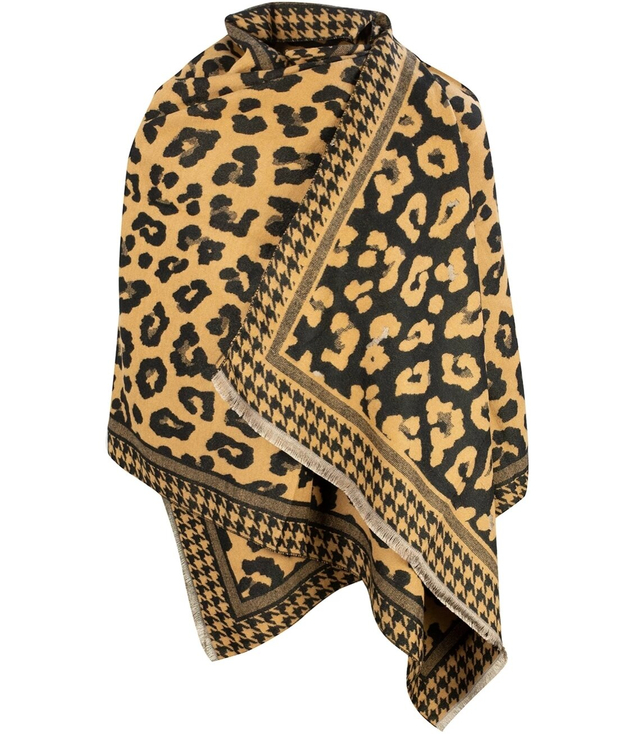 Fashionable shawl scarf double-sided camouflage scarf
