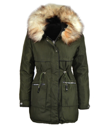 MEGA kurtka płaszcz parka DWUSTRONNA