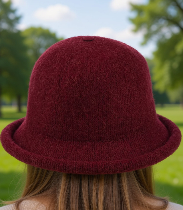 Women's hat made of soft teddy fabric