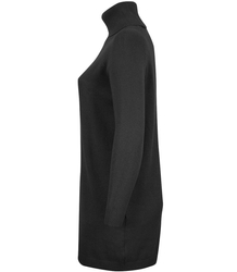 Luźna Sukienka dzianinowa Golf WEŁNA +SIZE