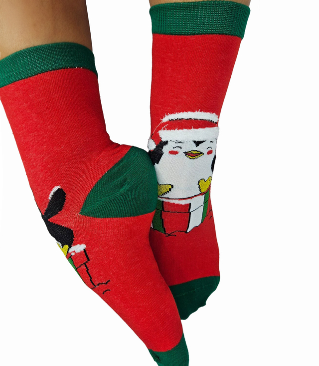 Christmas women's socks 4-pack MIKOLAJ PRESENT