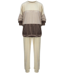 PLUS SIZE velor sports tracksuit set INGA