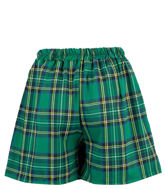 Szorty damskie spódnico spodenki w kratkę Elegancka plus size IZA