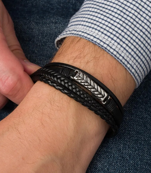 Men's bracelets perfect for a gift braided