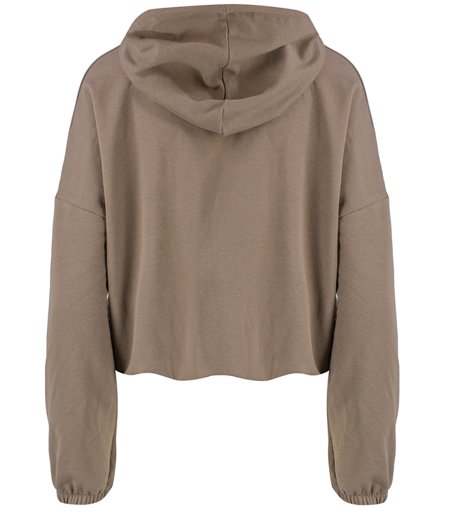 Women's thin, one-color basic sweatshirt with hood JULIA