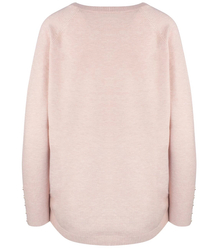 Classic smooth women's sweater with buttons MARIA