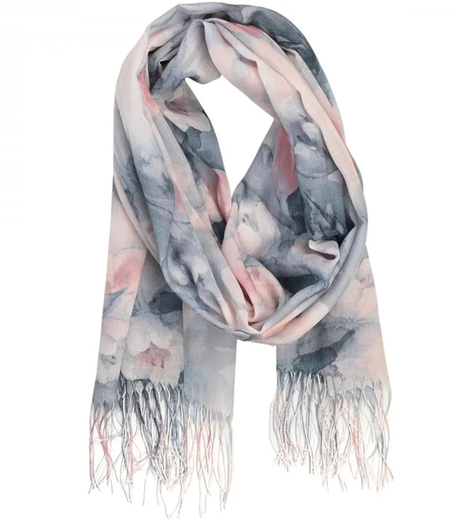 Stylish shawl scarf floral pattern Elegant 180x70 cm