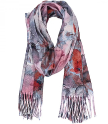 Scarf Scarf tassel warm flowers soft smooth 180x70 cm