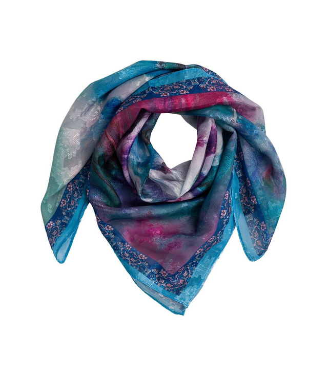 Elegancka kobieca chusta z obłędnym wzorem 70x70