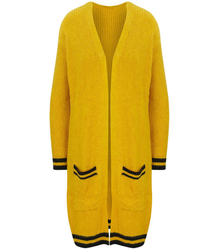 KLASYCZNY miękki DŁUGI kardigan sweter