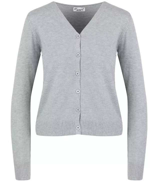 Classic short smooth sweater ELEONOR