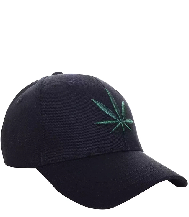 Iconic cap with a peak HERBS EMBROIDERY