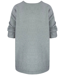 Classic warm women's heart sweater ROSALIA