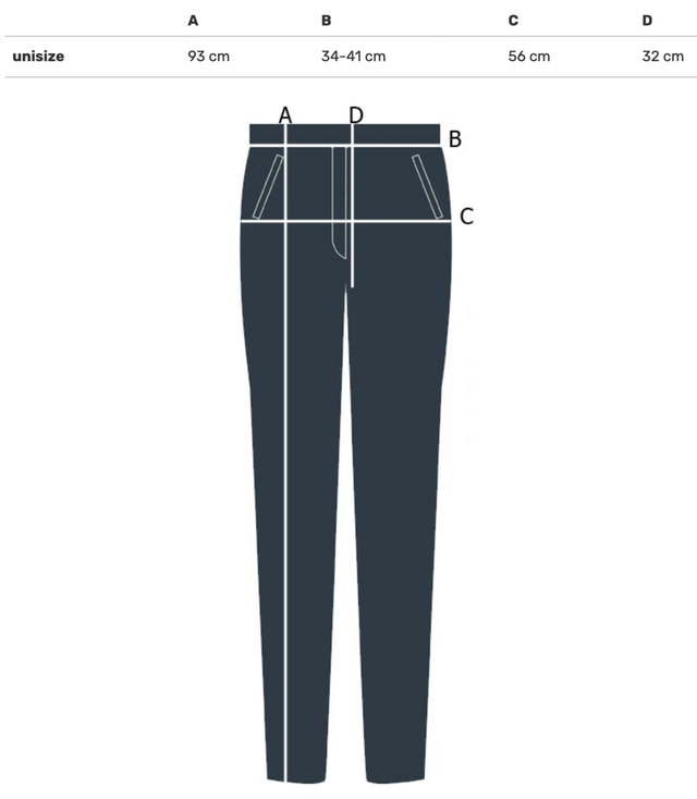 Women's banana fit fabric pants with belt LILIANA