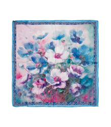 Elegant women's scarf with an insane 70x70 pattern