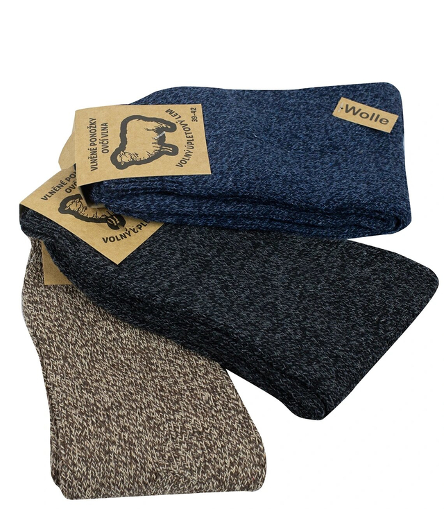 Warm socks, men's woolen socks, wool comfortable, 3-pack