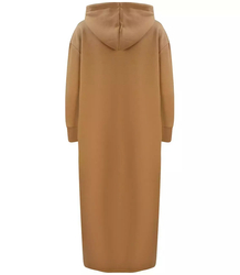 Ciepła bluza damska dresowa Oversize Sukienka Bawełniana Kaptur