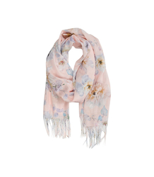 Women's floral pattern scarf 180x70