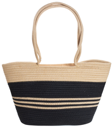 Mega large summer beach bag braided cotton