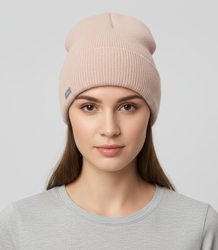 Ciepła czapka unisex Uniwersalna Beanie Jednokolorowa