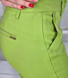 Women's elegant colorful cigarette pants VALERIA