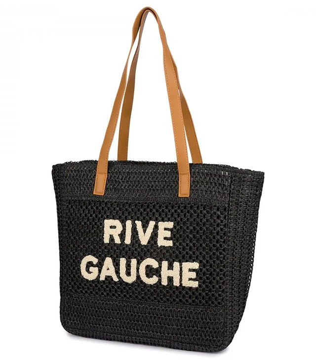 RIVE GAUCHE braided boho shopper bag