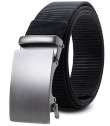 Universal men's belt 120/3.5 cm Metal clip buckle