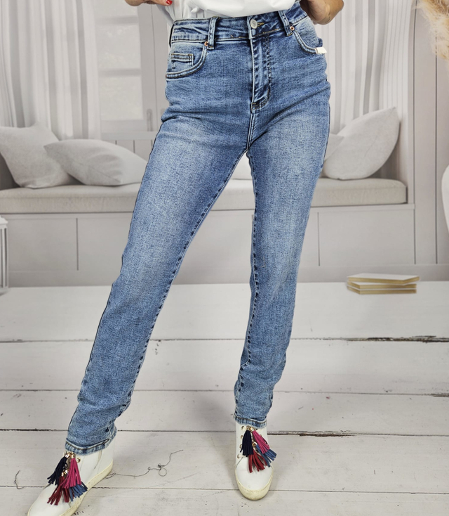 Women's Denim Pants Jeans Fashionable Color denim DELLA