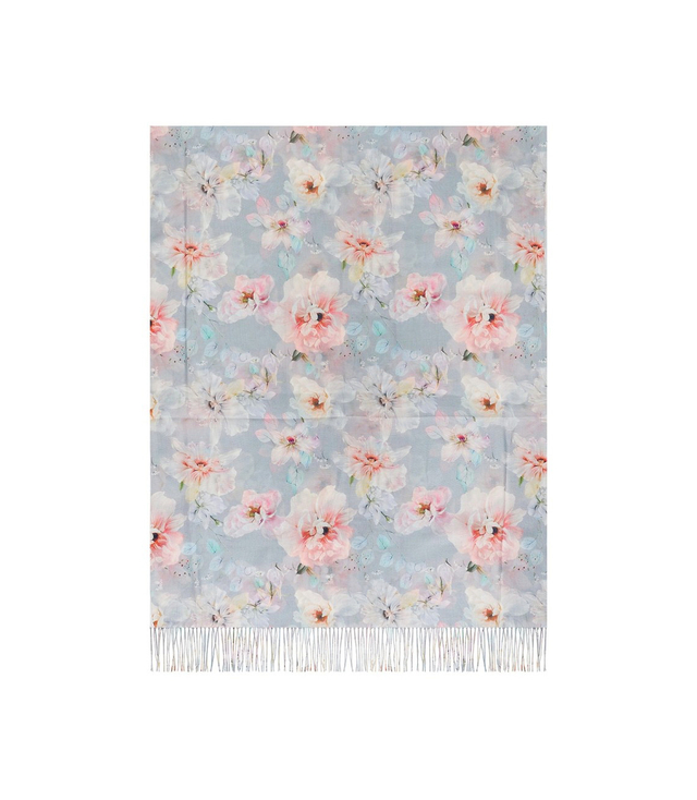 Women's floral pattern scarf 180x70