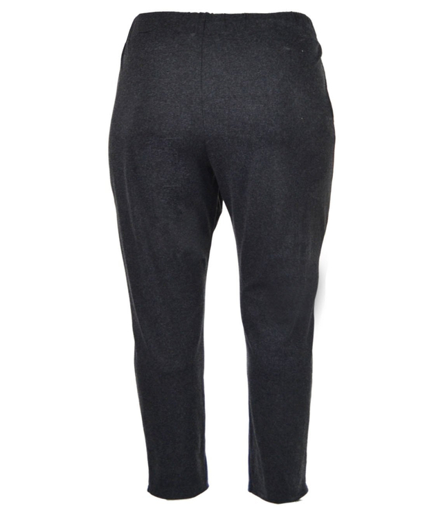 Women&#39;s fabric trousers with a BAGGY tab