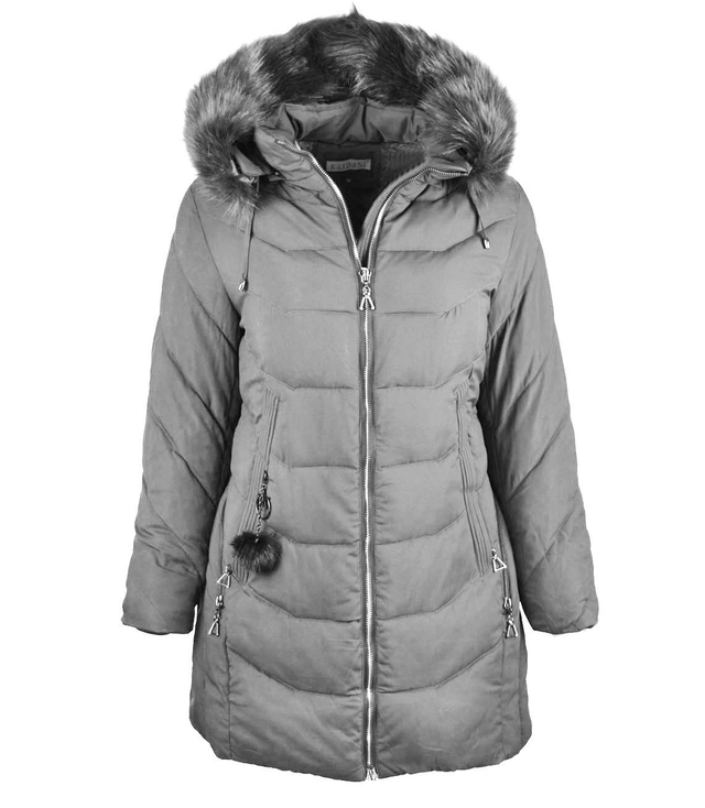 Elegant longer coat WINTER jacket