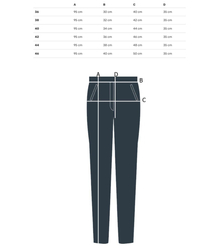 Women's denim pants Jeans boyfriend with belt LIVIA