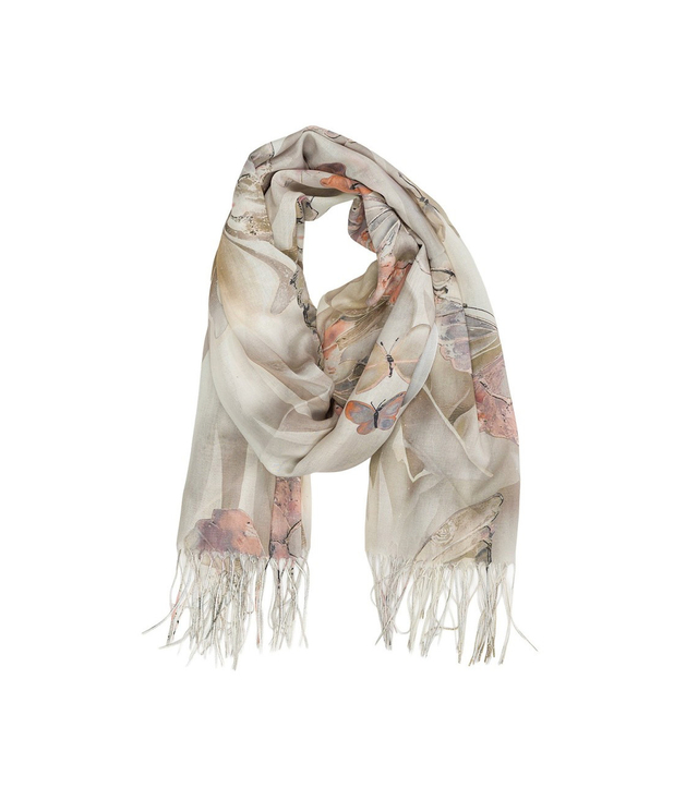 Women's butterfly print scarf stylish 180x70