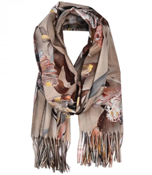 Scarf Scarf tassel warm butterflies soft smooth 180x70 cm