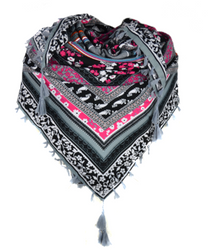 Beautiful colorful shawl patterns BOHO style