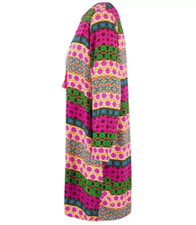 Summer dress loose tunic colorful patterns