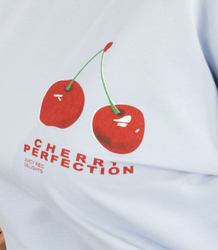  Women's oversize sweatshirt cherry print CHERRY PERFECTION