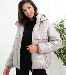 Women's insulated bomber jacket with quilting JAGNA