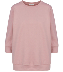 Thin cotton boxy blouse round neck ZIZI