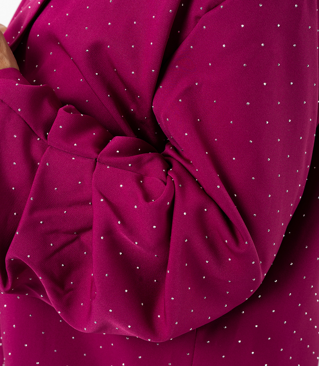 Oversize jacket embellished with STARDUST crystals