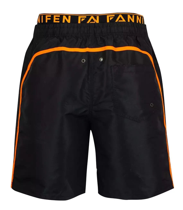 Men's plain swim shorts with belt