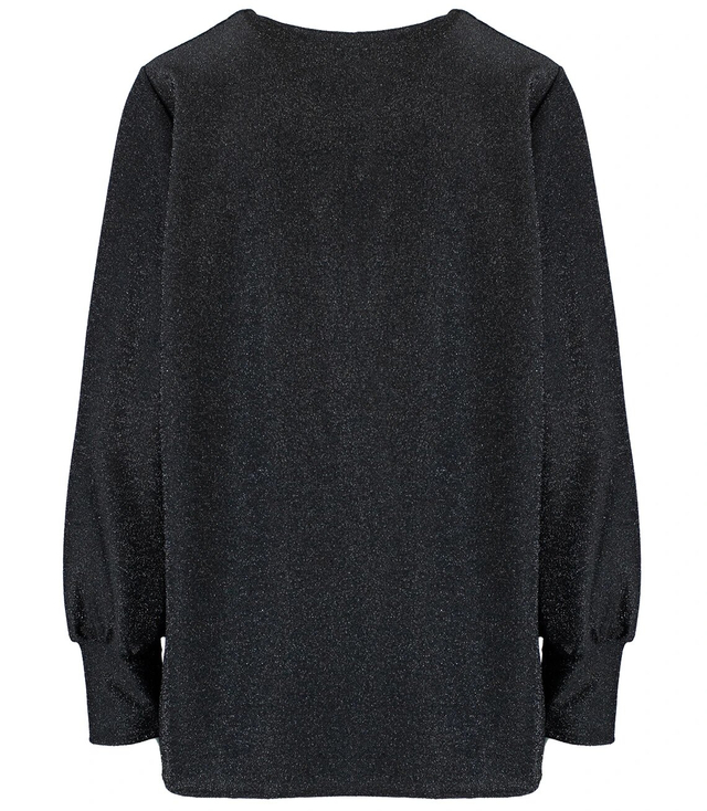 Elegant blouse with glitter, Glitter Plus Size MIRIAM