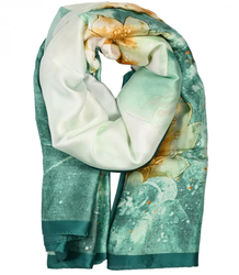 Stylish shawl scarf floral pattern Elegant 180x90 cm