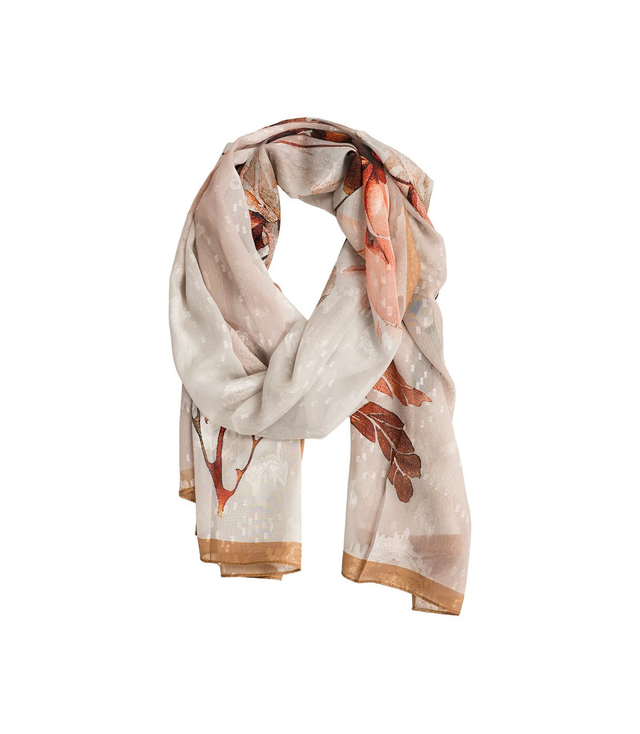 Women's patterned shawl 70x180